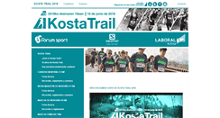 Desktop Screenshot of kostatrail.com